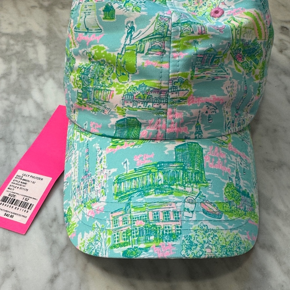 Lilly Pulitzer Loves Philly Run Around Hat - Picture 3 of 8